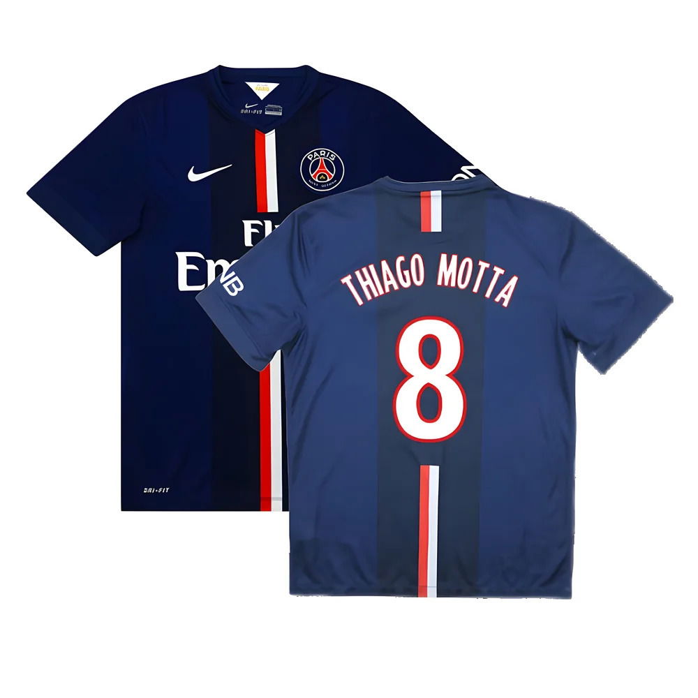 PSG 2014-15 Home Shirt ((Very Good) S) (Thiago Motta 8)