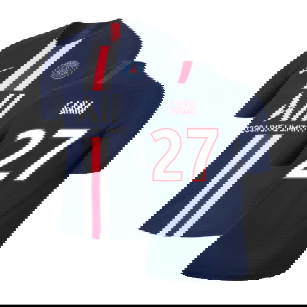 PSG 2019-20 Home Nike Vaporknit Shirt ((Mint) S) (Gana 27)