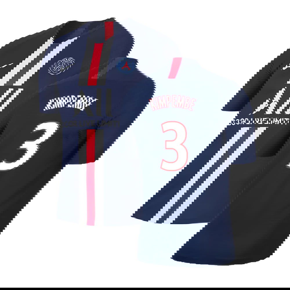 PSG 2019-20 Home Nike Vaporknit Shirt ((Mint) S) (KIMPEMBE 3)