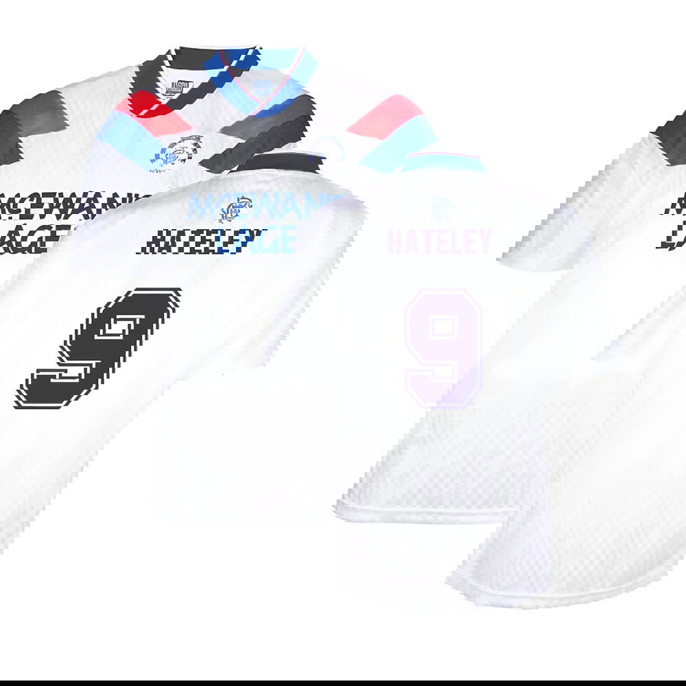 Rangers 1990 Away Retro Football Shirt (Hateley 9)
