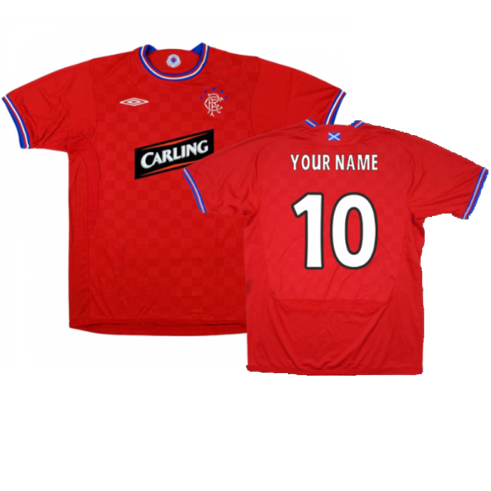 Rangers 2009-10 Away Shirt ((Very Good) M) (Your Name)
