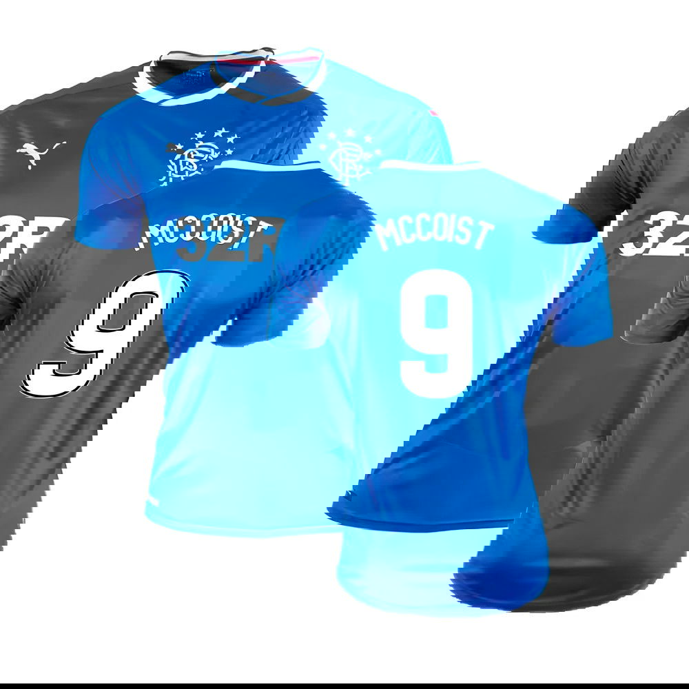 Rangers 2016-17 Home Shirt ((Excellent) XL) (McCoist 9)