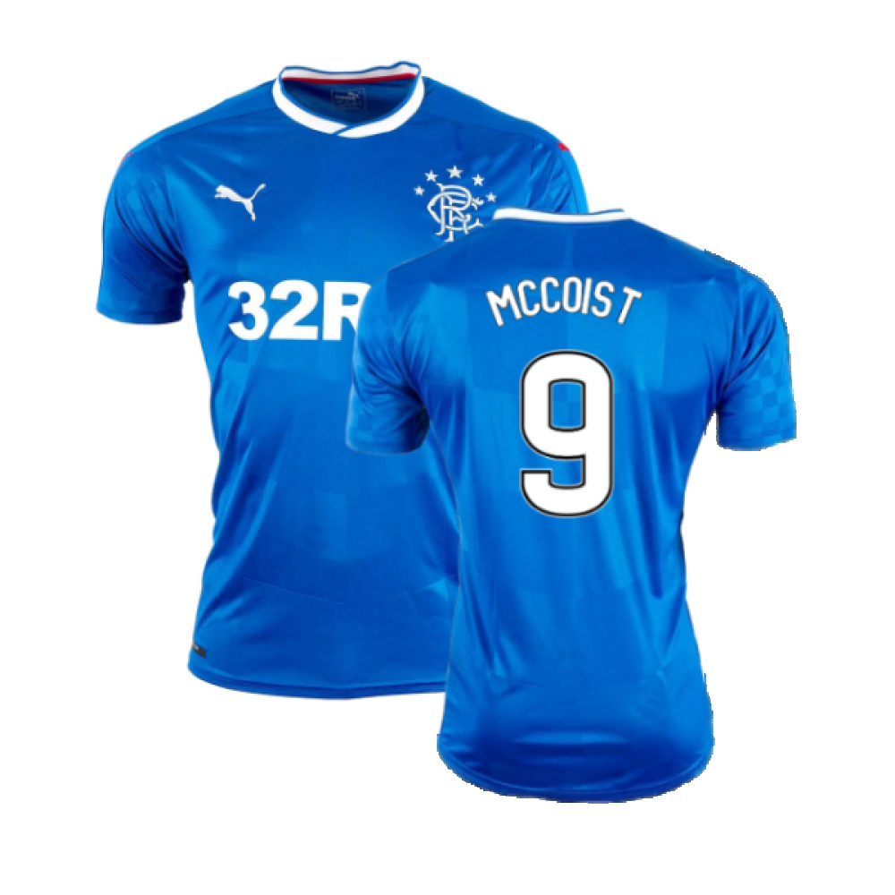 Rangers 2016-17 Home Shirt ((Excellent) XL) (McCoist 9)