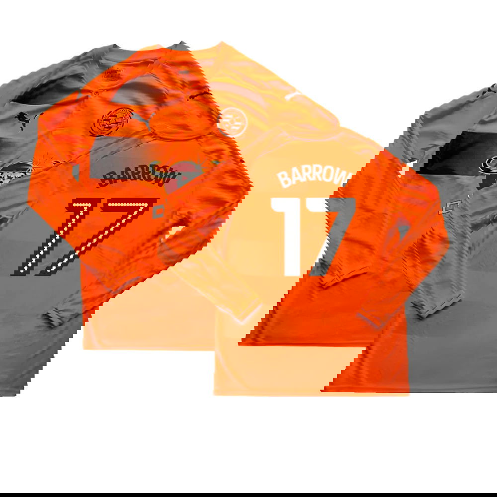 Reading 2017-18 Long Sleeve Away Shirt ((Very Good) L) (Barrow 17)