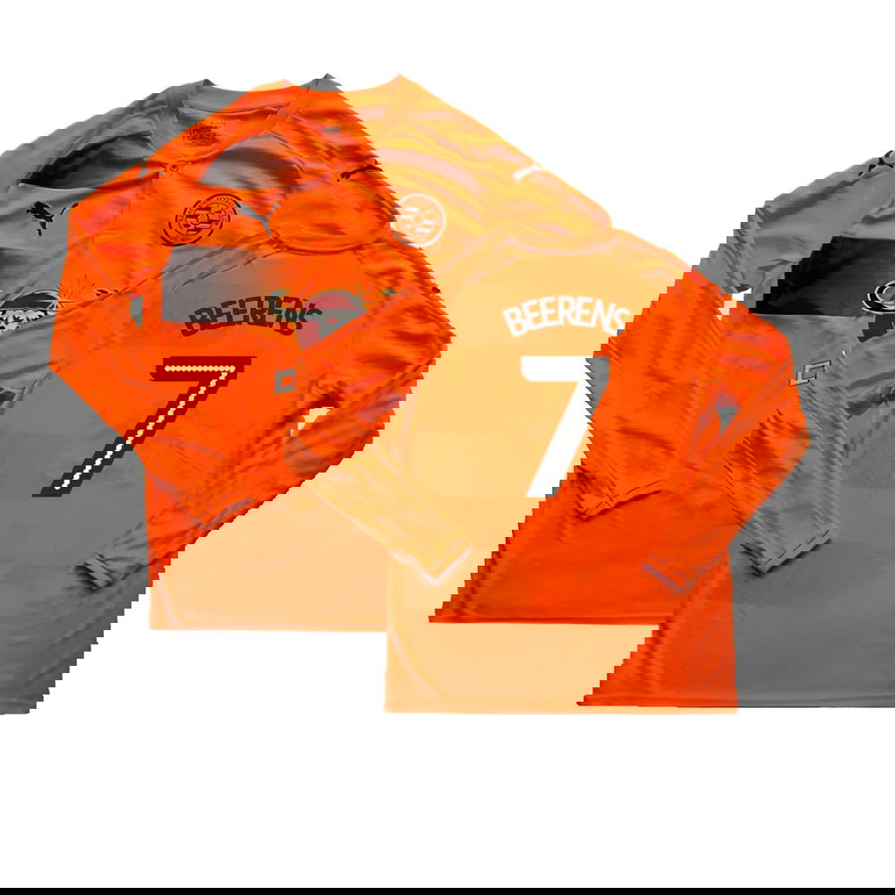 Reading 2017-18 Long Sleeve Away Shirt ((Very Good) L) (Beerens 7)