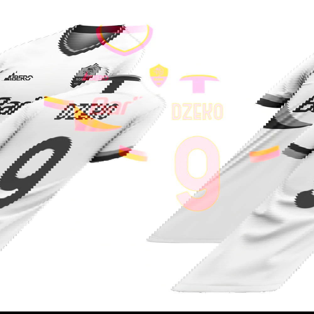 Roma 2025-2026 Away Concept Football Kit (Libero) (DZEKO 9)