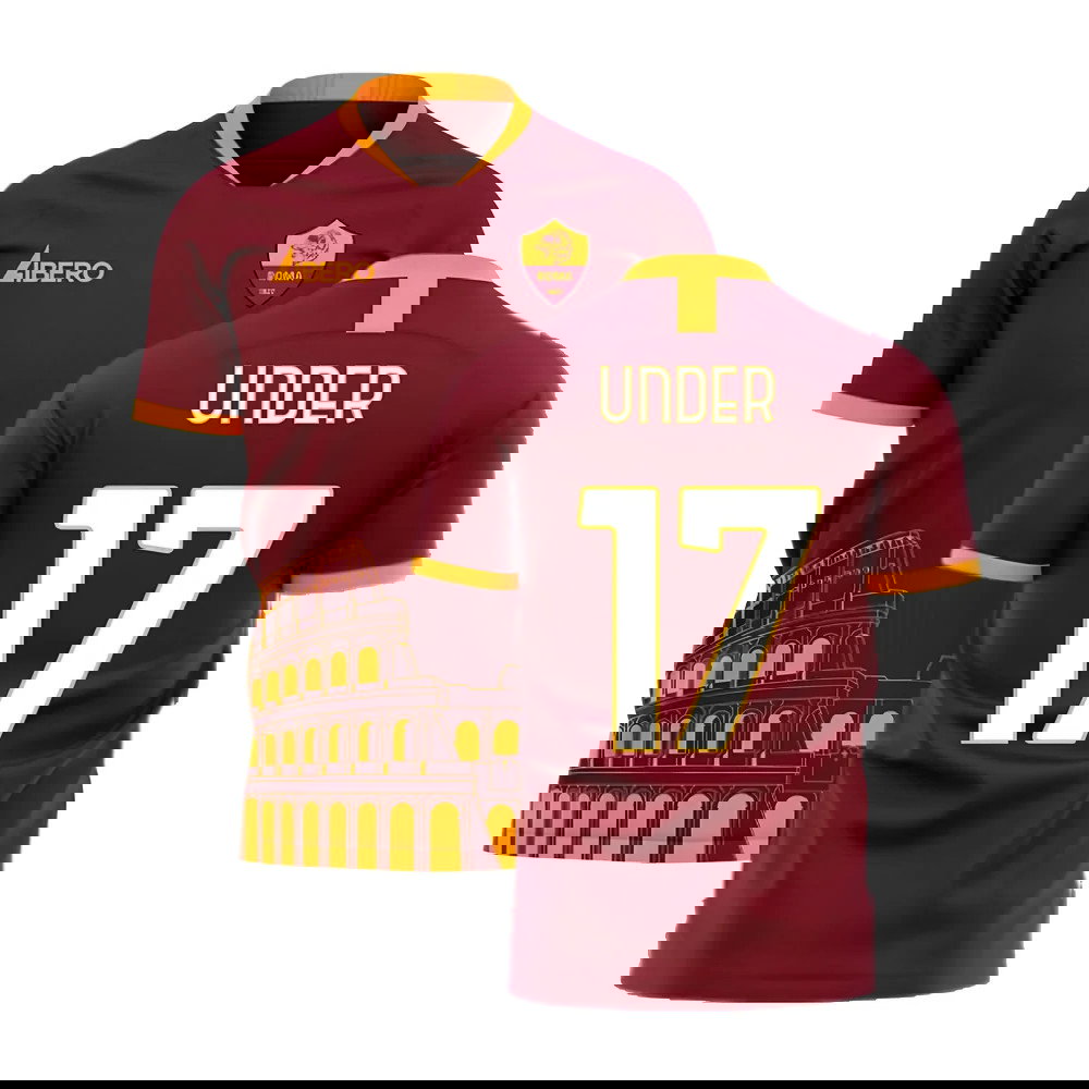 Roma 2025-2026 Home Concept Football Kit (Libero) - No Sponsor (UNDER 17)