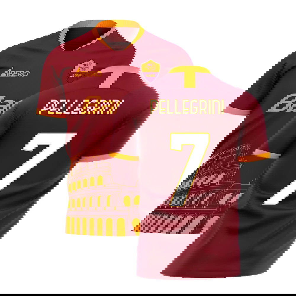 Roma 2025-2026 Home Concept Football Kit (Libero) (PELLEGRINI 7)