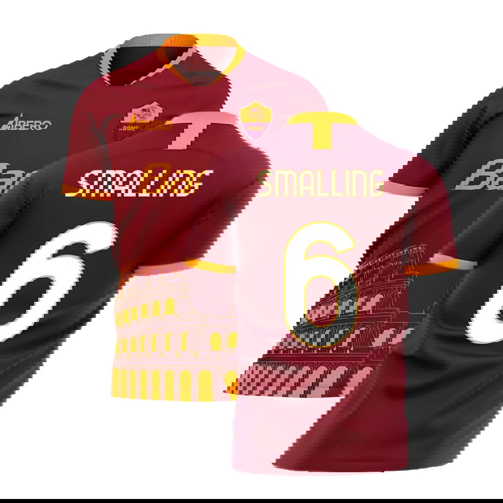 Roma 2025-2026 Home Concept Football Kit (Libero) (SMALLING 6)