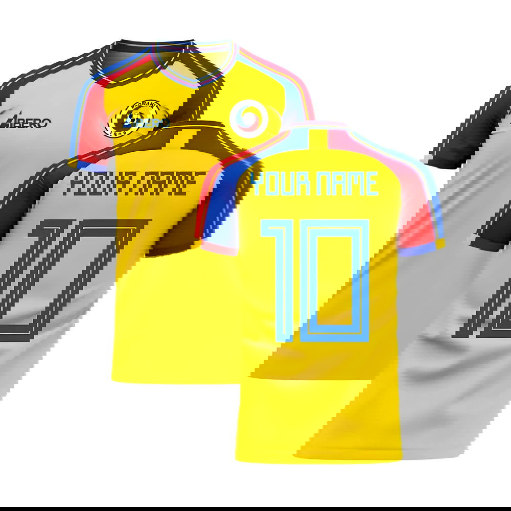 Romania 2025-2026 Home Concept Football Kit (Libero) (Your Name)