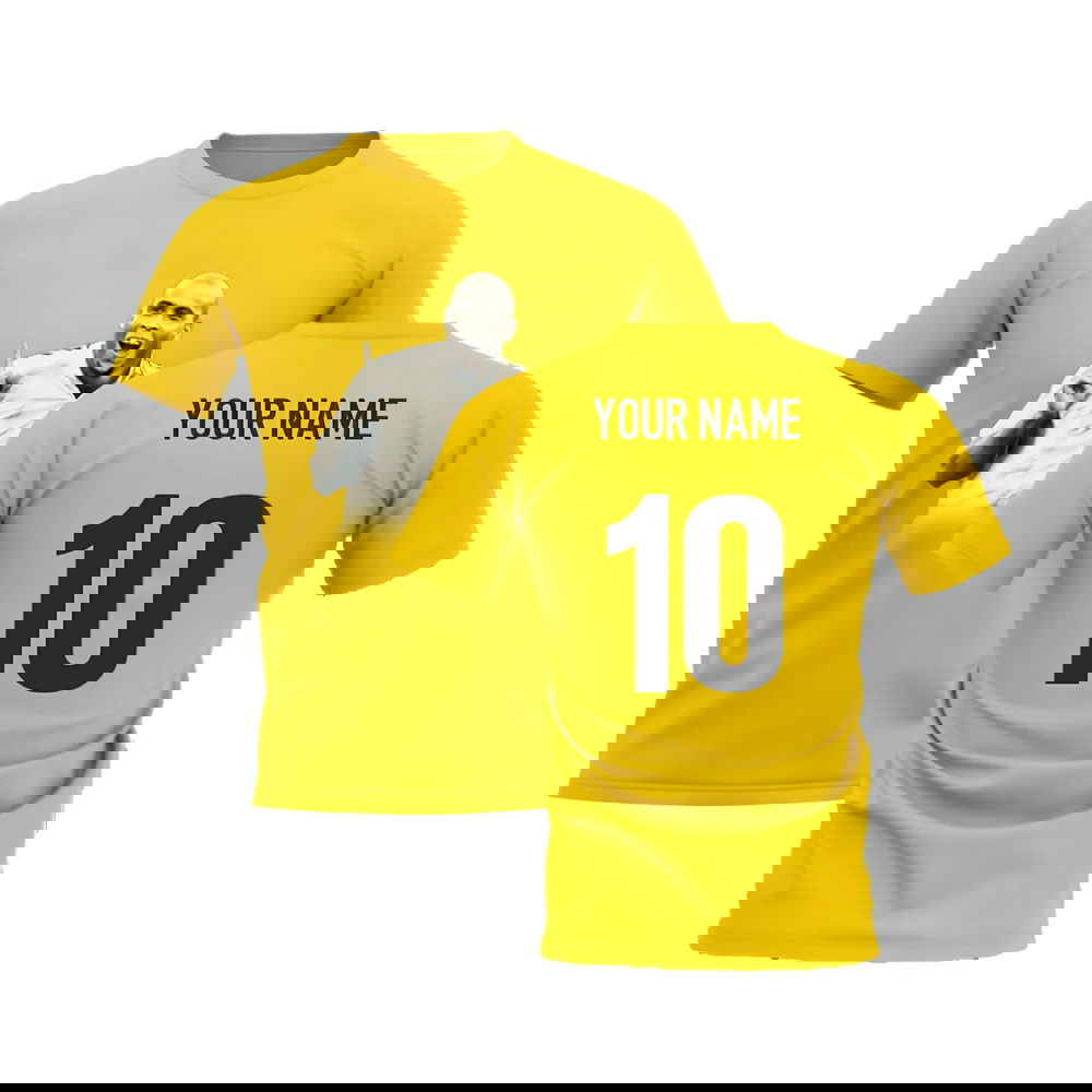 Ronaldo R9 Legend T-Shirt (Yellow) (Your Name)