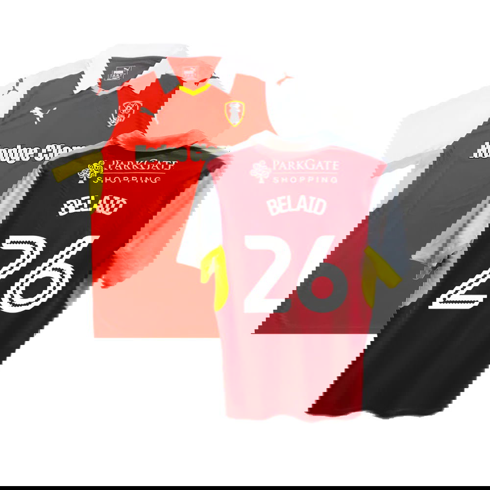 Rotherham 2016-17 Home Shirt ((Good) XL) (Belaid 26)