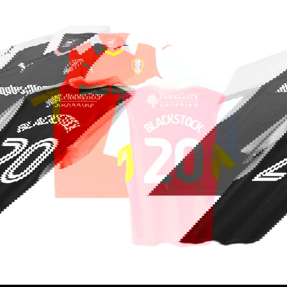 Rotherham 2016-17 Home Shirt ((Good) XL) (Blackstock 20)