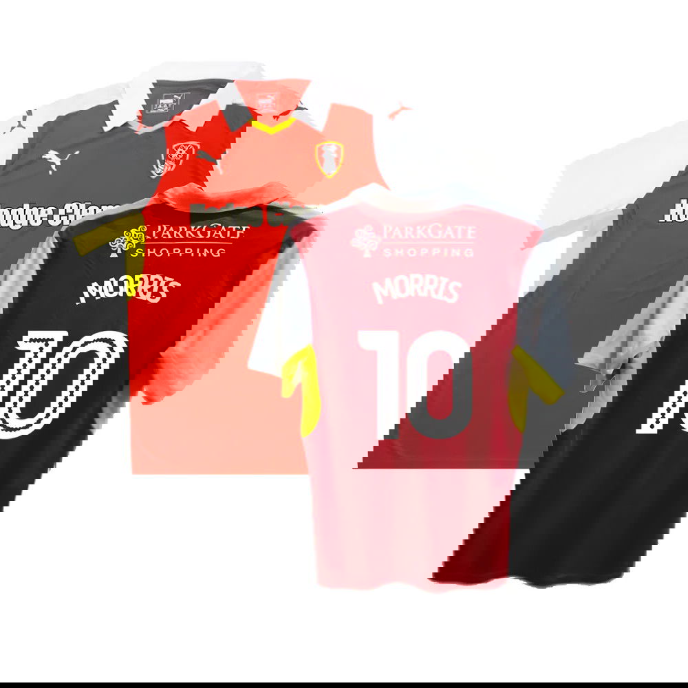 Rotherham 2016-17 Home Shirt ((Good) XL) (Morris 10)