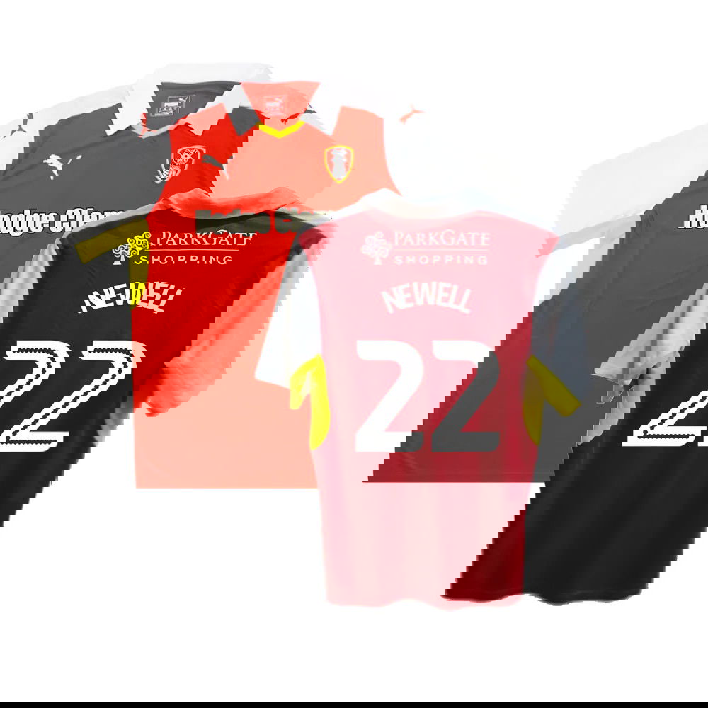 Rotherham 2016-17 Home Shirt ((Good) XL) (Newell 22)