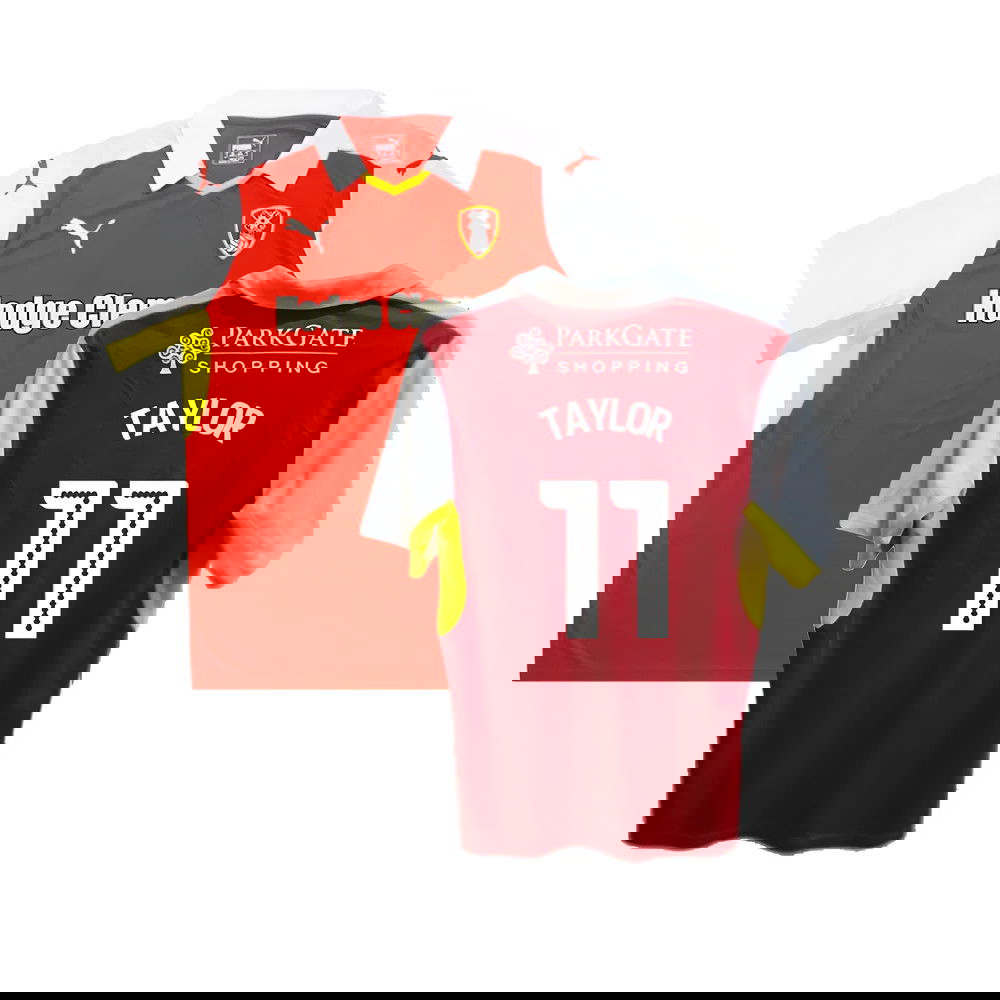 Rotherham 2016-17 Home Shirt ((Good) XL) (Taylor 11)