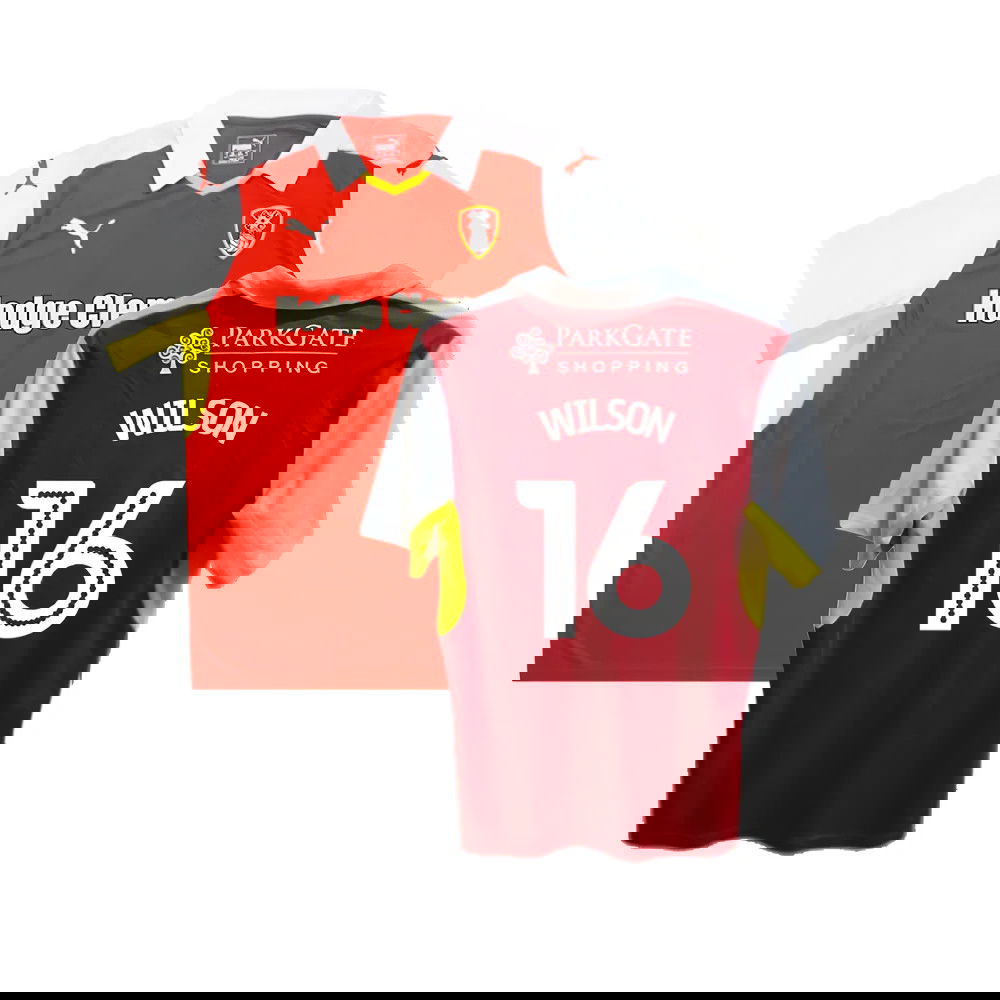 Rotherham 2016-17 Home Shirt ((Good) XL) (Wilson 16)