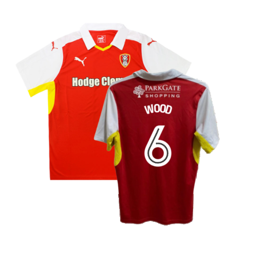 Rotherham 2016-17 Home Shirt ((Good) XL) (Wood 6)