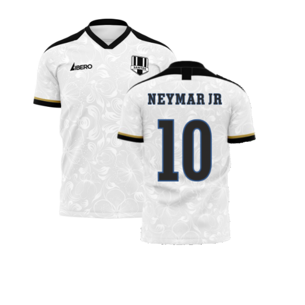  Santos 2025-2026 Home Concept Football Kit (Libero) (NEYMAR JR 10) - Womens