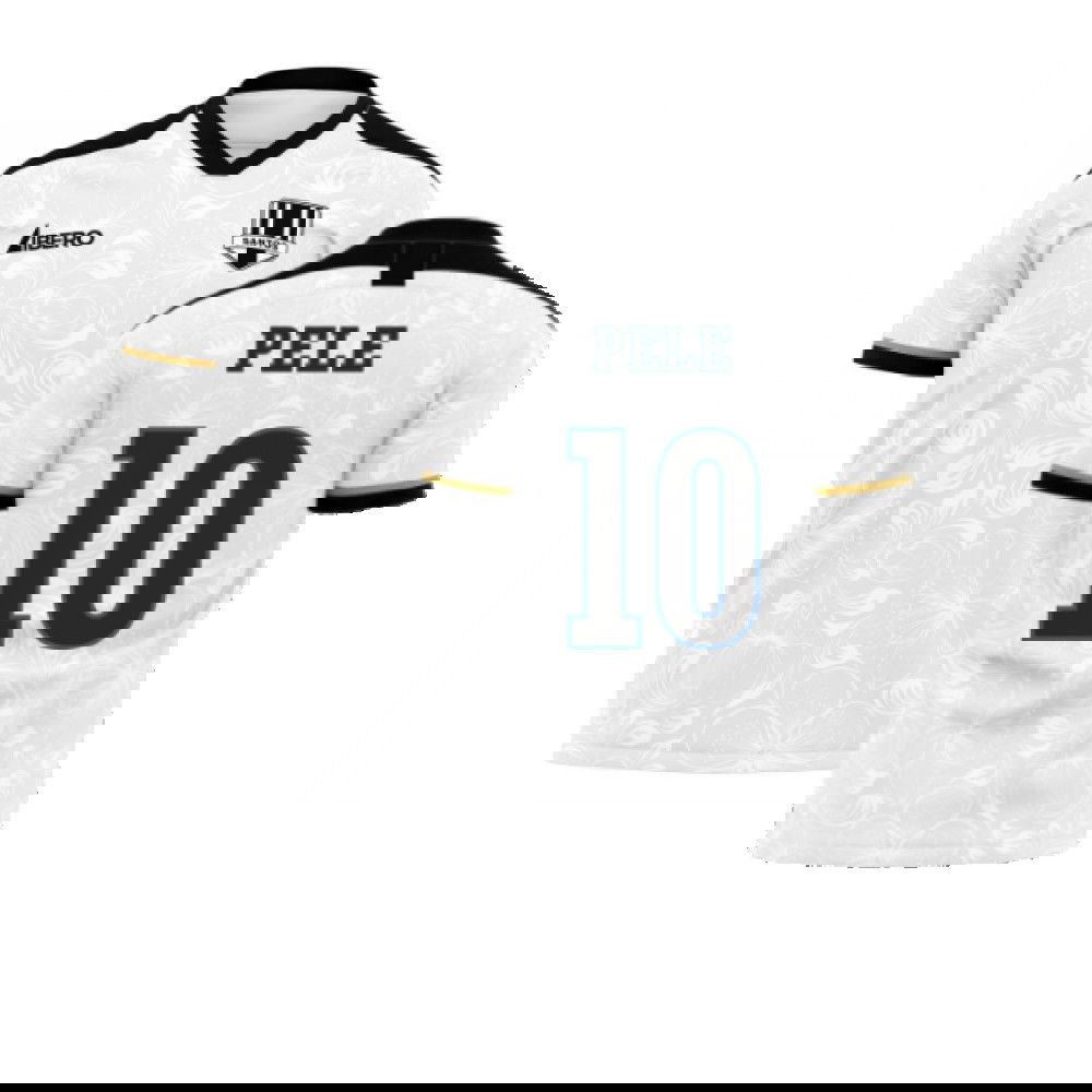 Santos 2025-2026 Home Concept Football Kit (Libero) (PELE 10)