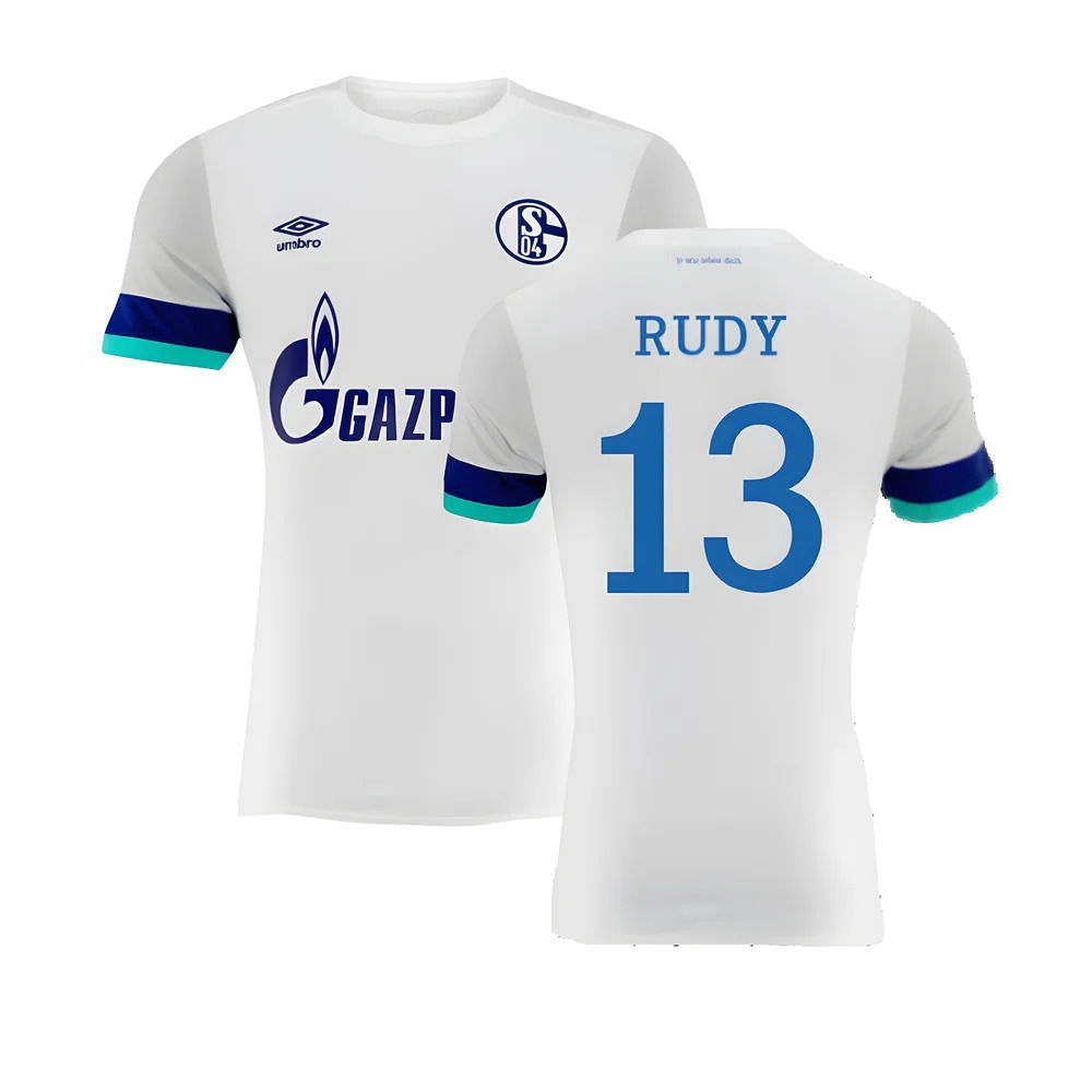 Schalke 2019-20 Away Shirt ((Mint) L) (RUDY 13)