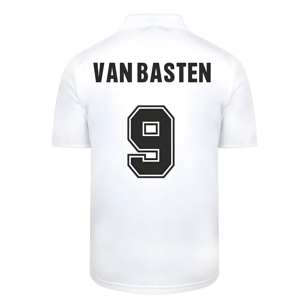 Score Draw Ac Milan 1988 Away Retro Football Shirt (VAN BASTEN 9)