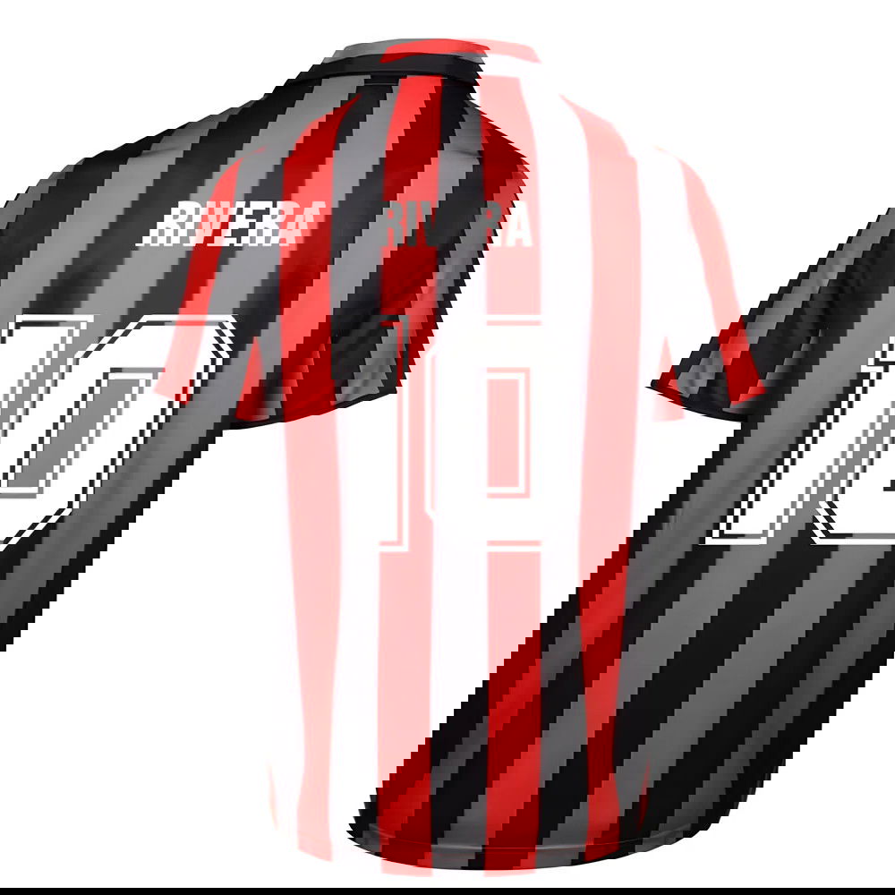 Score Draw Ac Milan 1988 Retro Football Shirt (RIVERA 10)