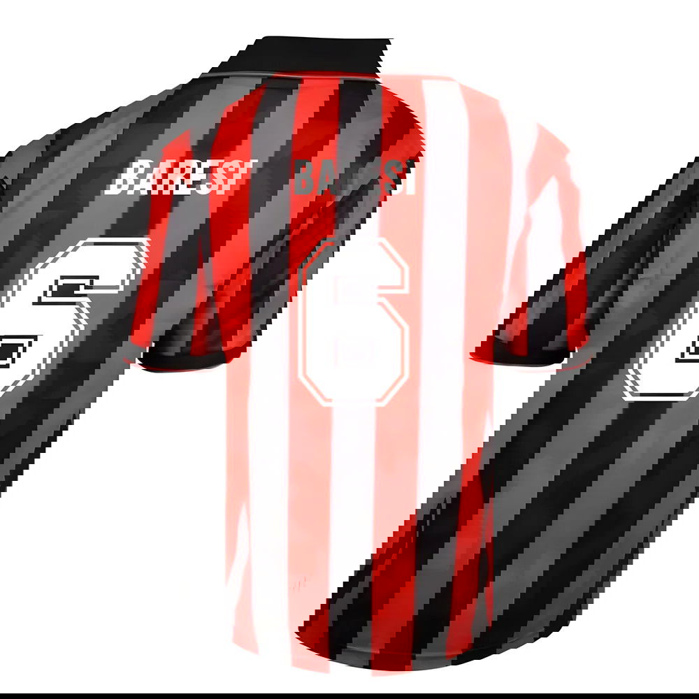 Score Draw AC Milan 1994 Retro Football Shirt (BARESI 6)