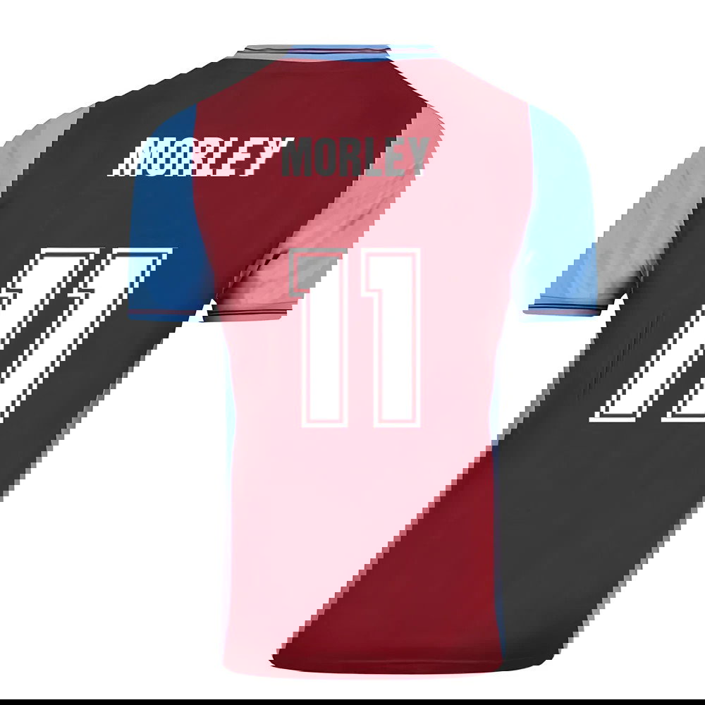 Score Draw Aston Villa 1982 Champions Of Europe Retro Football Shirt (Morley 11)