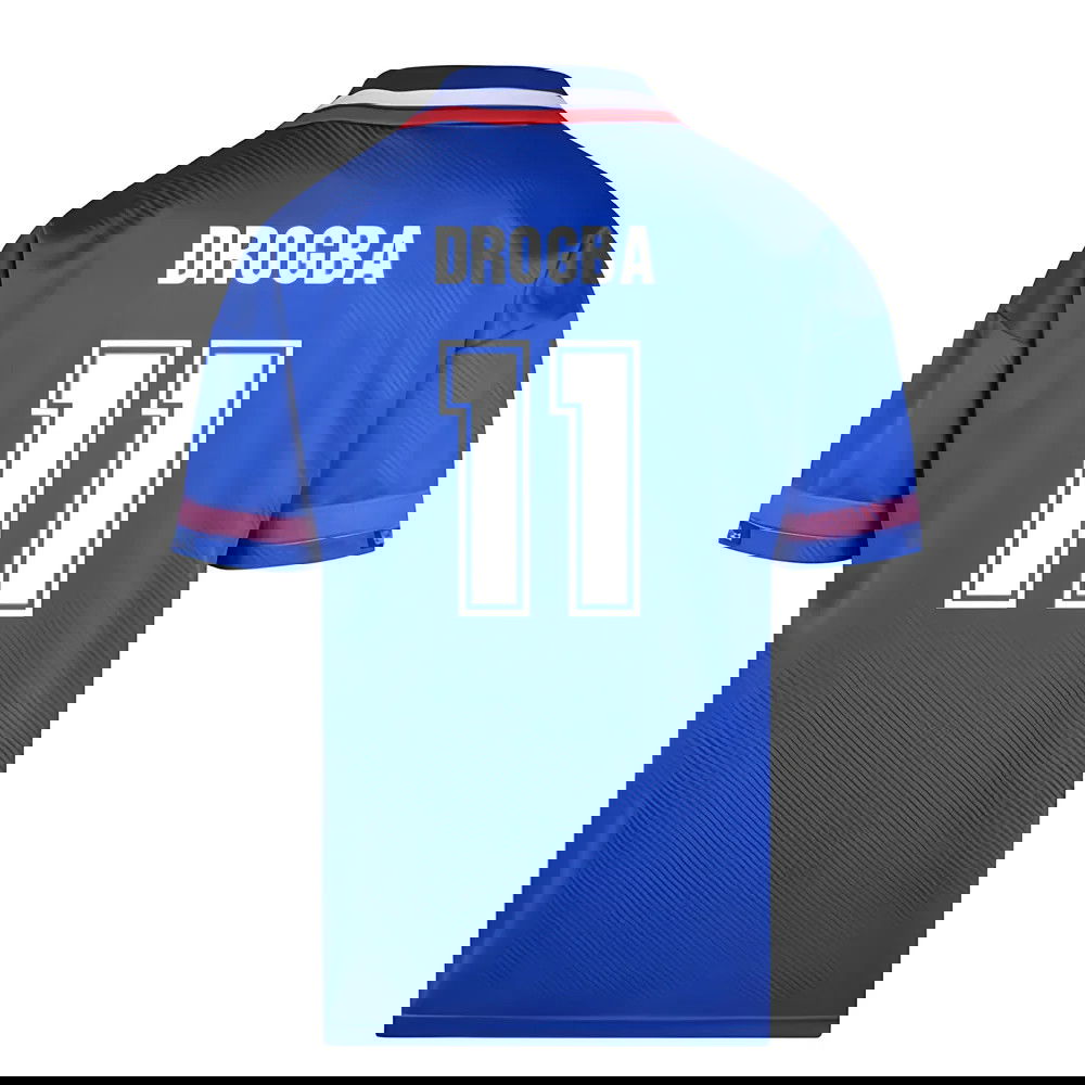 Score Draw Chelsea 1994 Retro Football Shirt (DROGBA 11)