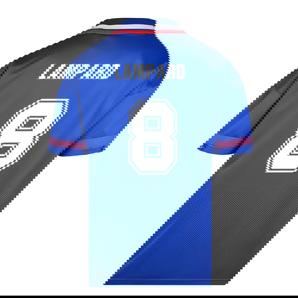 Score Draw Chelsea 1994 Retro Football Shirt (LAMPARD 8)