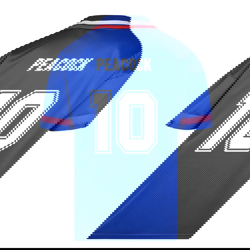 Score Draw Chelsea 1994 Retro Football Shirt (Peacock 10)