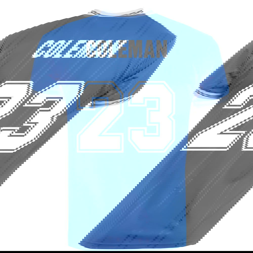 Score Draw Everton 1984 Home Shirt (COLEMAN 23)