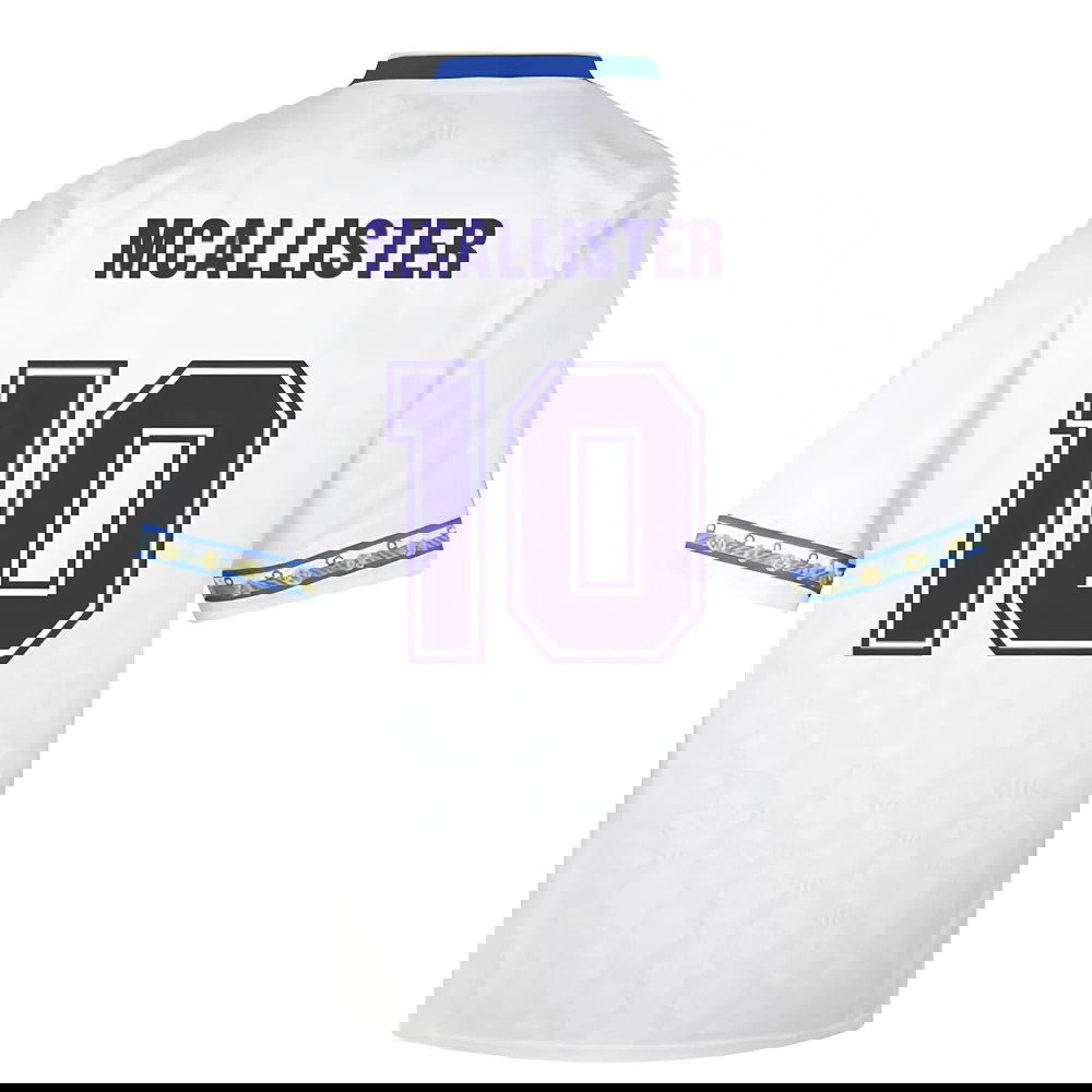 Score Draw Leeds United 1993 Admiral Retro Football Shirt (McAllister 10)