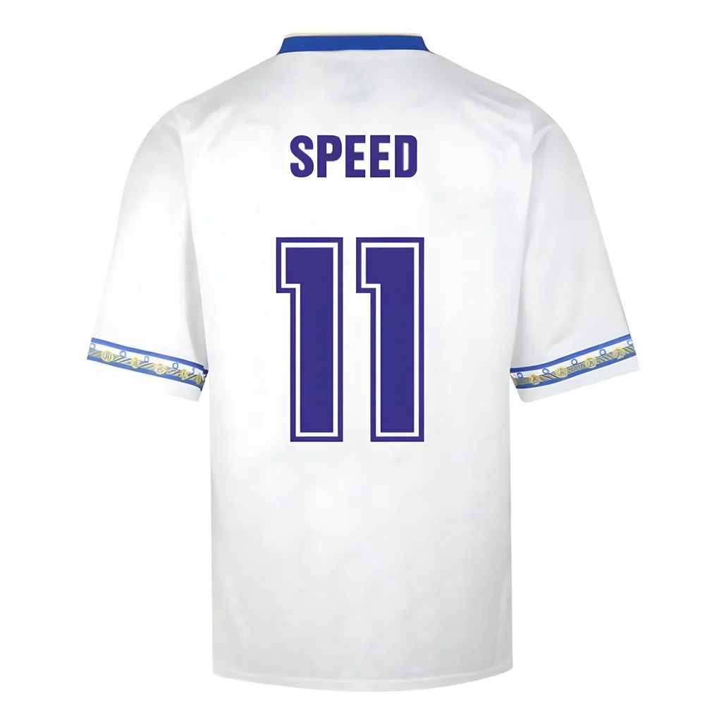 Score Draw Leeds United 1993 Admiral Retro Football Shirt (Speed 11)