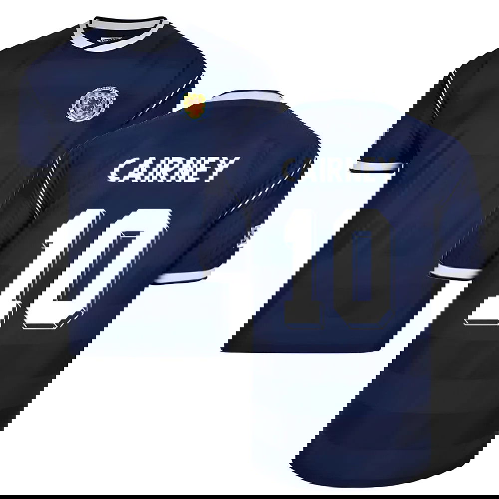 Score Draw Scotland 1986 Retro Football Shirt (Cairney 10)