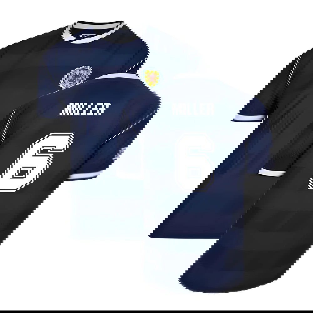 Score Draw Scotland 1986 Retro Football Shirt (Miller 6)