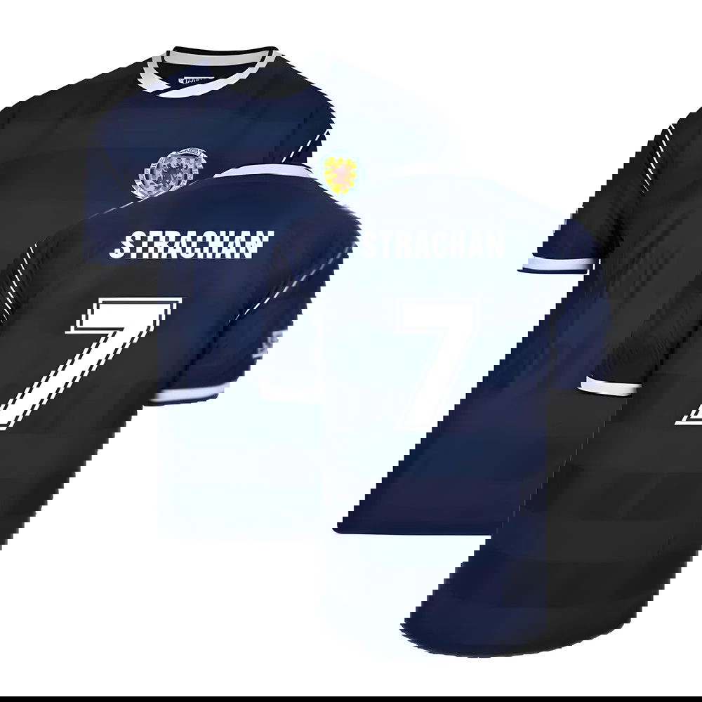 Score Draw Scotland 1986 Retro Football Shirt (Strachan 7)