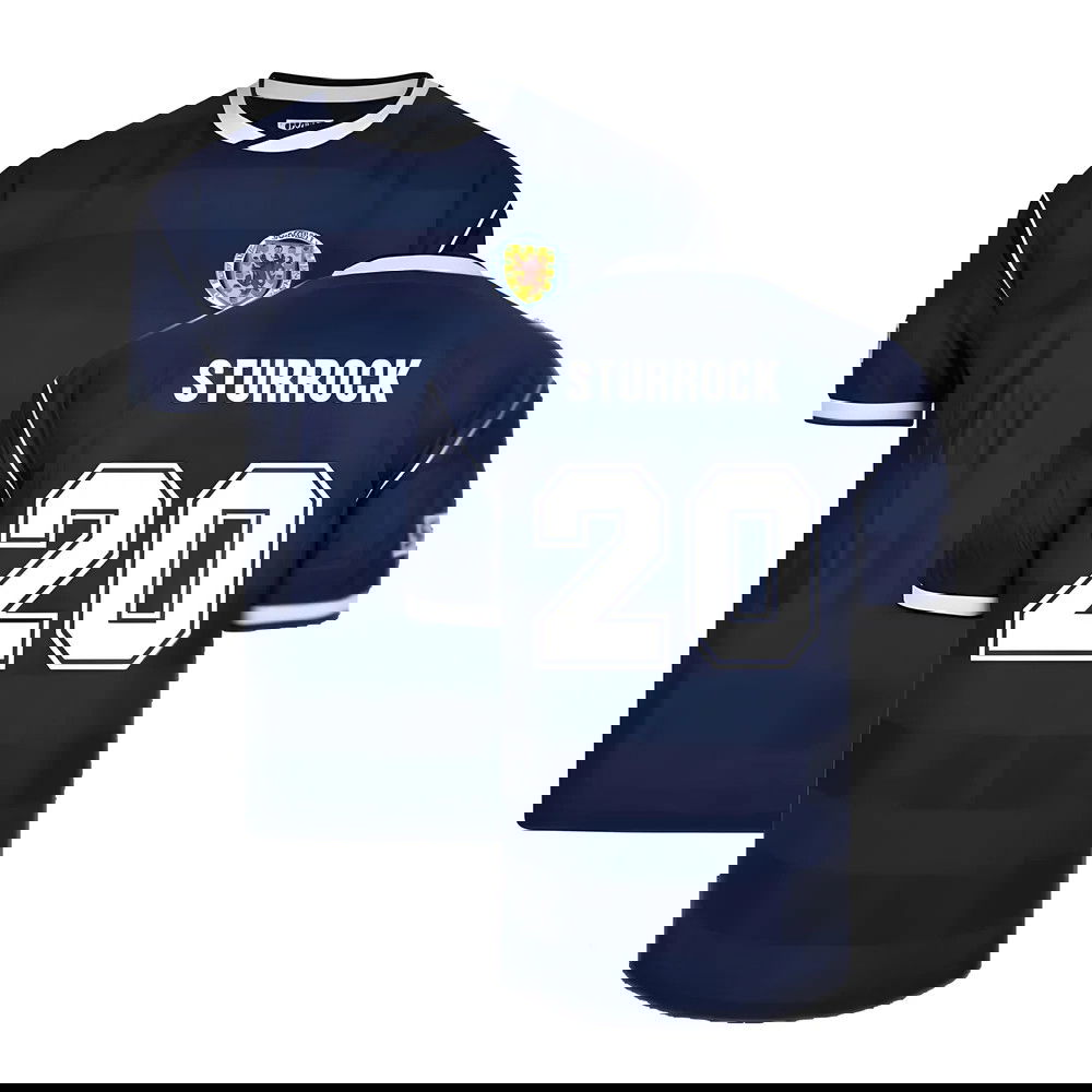 Score Draw Scotland 1986 Retro Football Shirt (Sturrock 20)