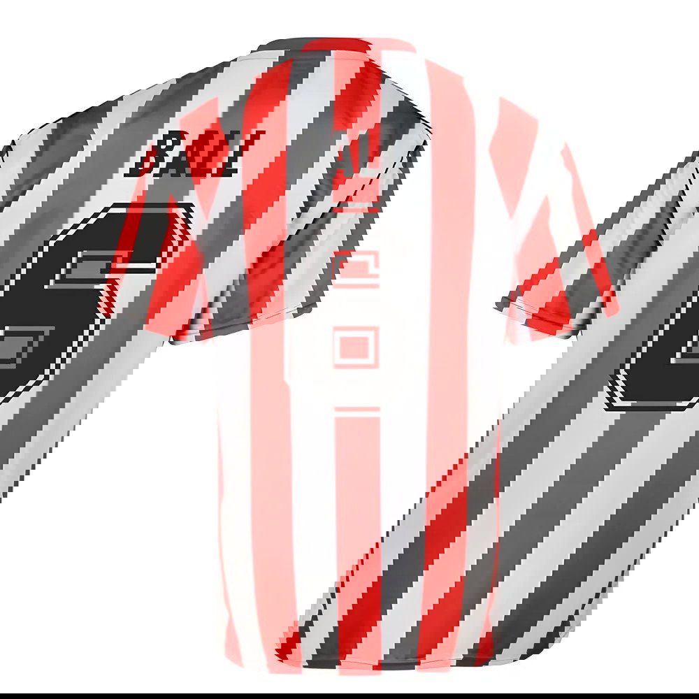 Score Draw Sunderland 1990 Retro Football Shirt (Ball 6)