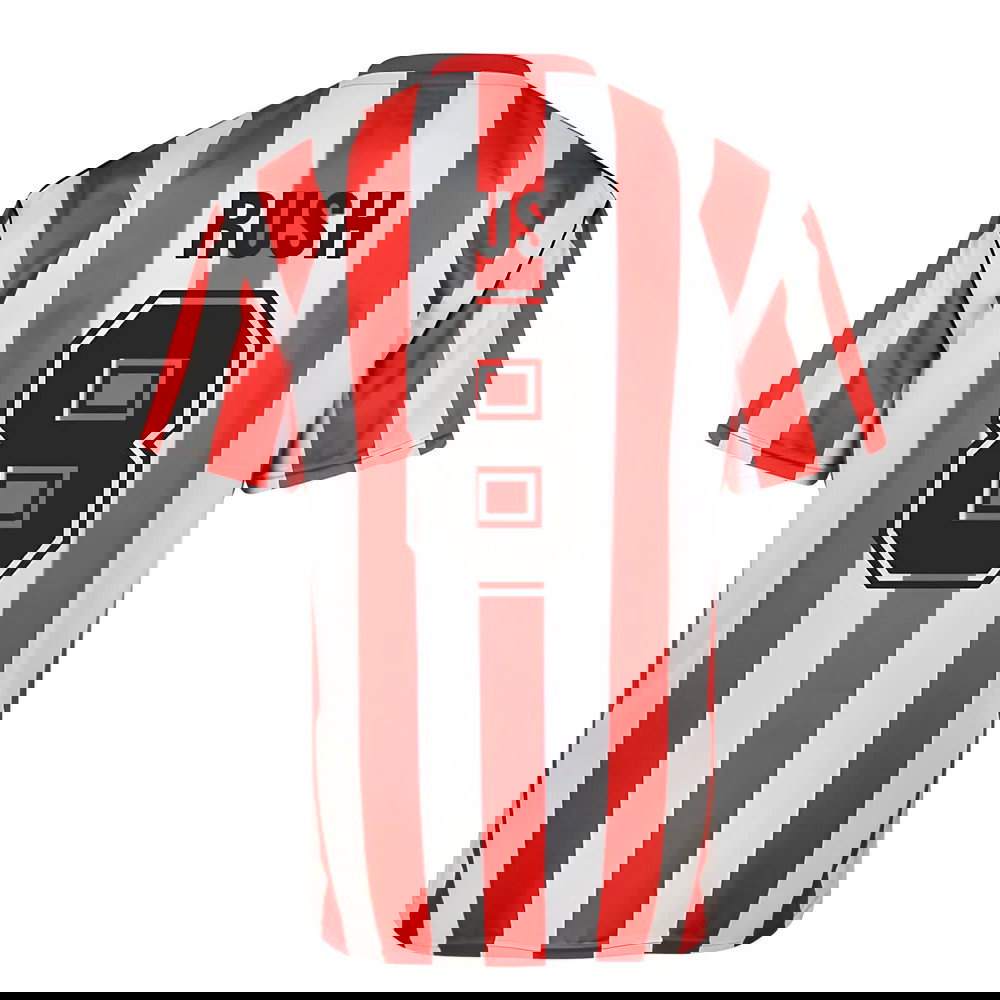 Score Draw Sunderland 1990 Retro Football Shirt (Rush 8)