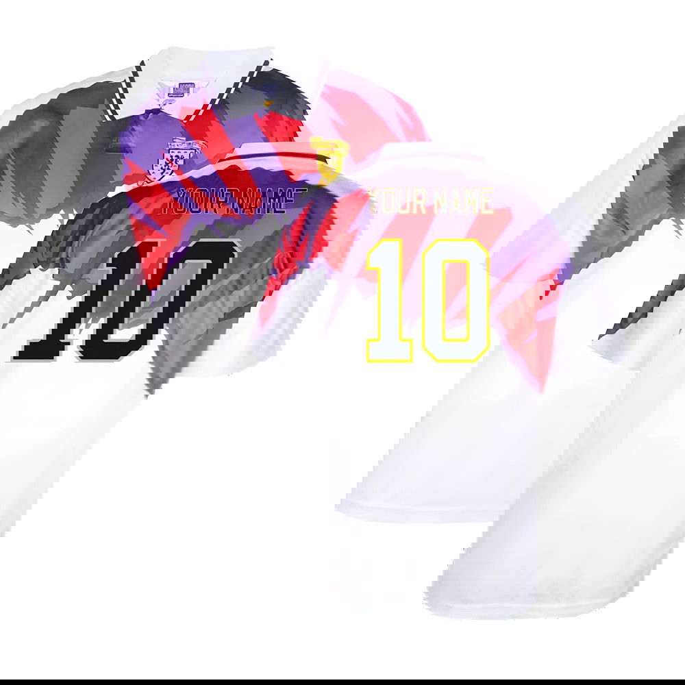 Scotland 1992 Away Retro Shirt (Your Name)