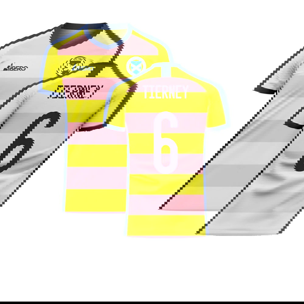 Scotland 2025-2026 Away Concept Football Kit (Libero) (TIERNEY 6)