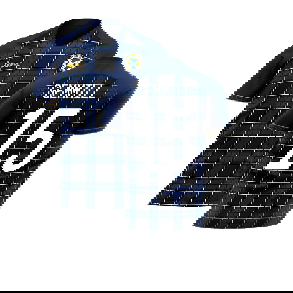 Scotland 2025-2026 Home Concept Football Kit (Libero) (Gemmill 15)