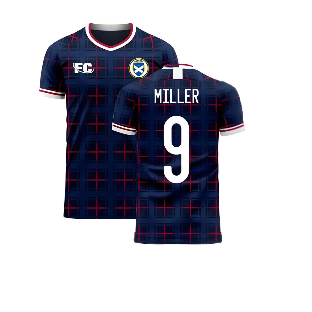 Scotland 2020-2021 Home Concept Shirt (Fans Culture) (Miller 9)