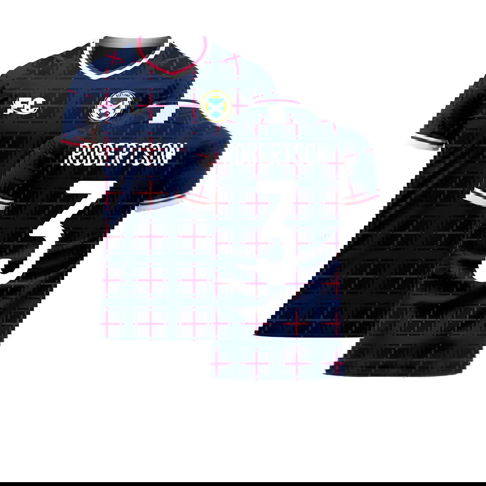 Scotland 2020-2021 Home Concept Shirt (Fans Culture) (ROBERTSON 3)
