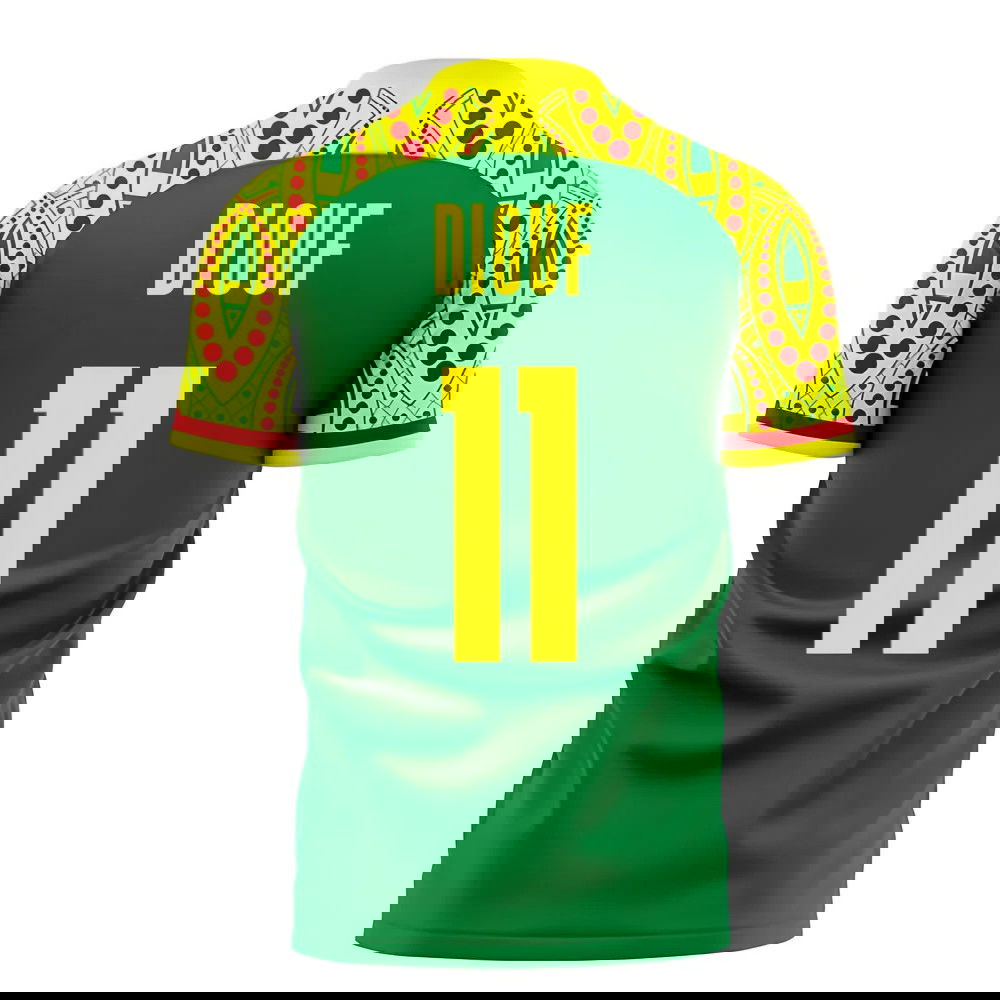 Senegal 2025-2026 Away Concept Football Kit (Libero) (DIOUF 11)