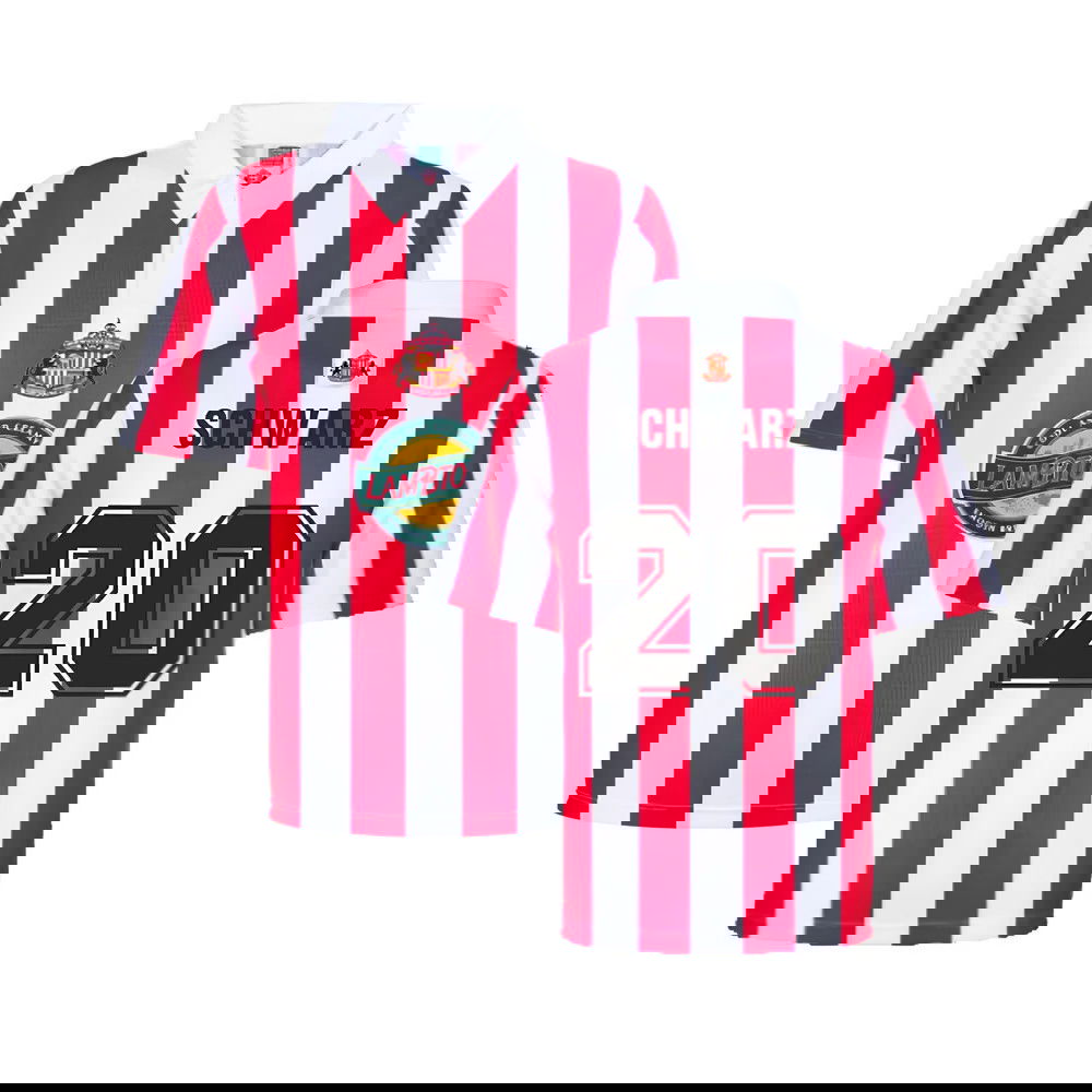 Sunderland 1999 Home Retro Shirt (Schwarz 20)