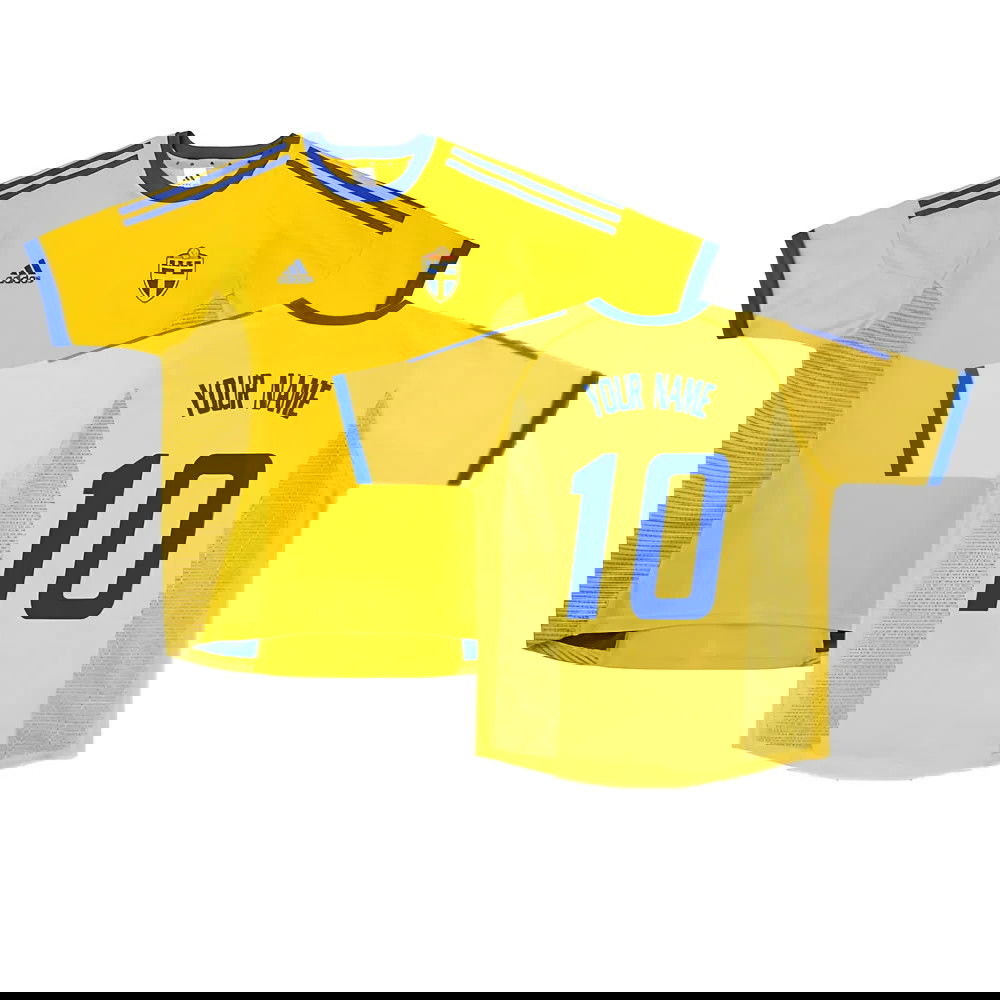 Sweden 2002-03 Home Shirt ((Very Good) S) (Your Name)