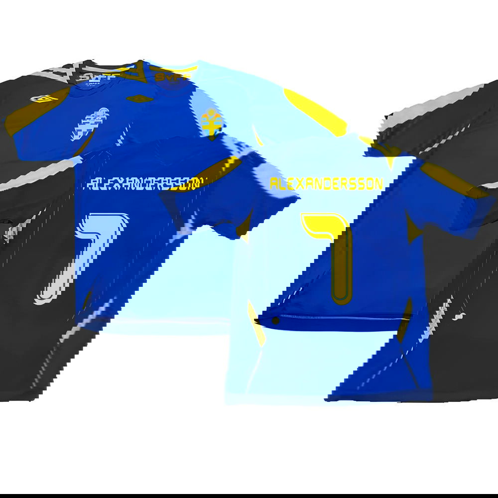 Sweden 2006-08 Away (S) (Excellent) (Alexandersson 7)